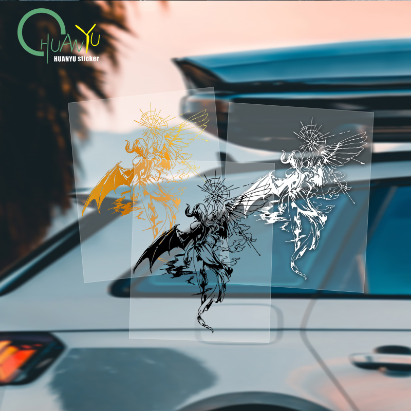 Demon Bat Wing Car Sticker, Da - Motorcycle Gear Up review and price
