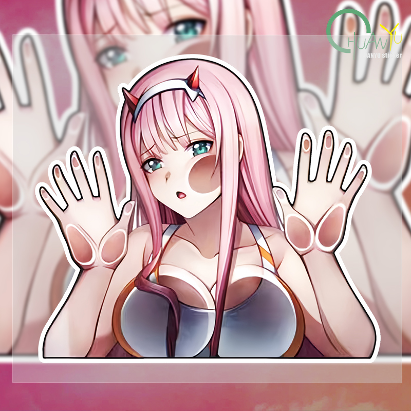 Zero Two Windows Car Stickers  - Motorcycle Gear Up review and price