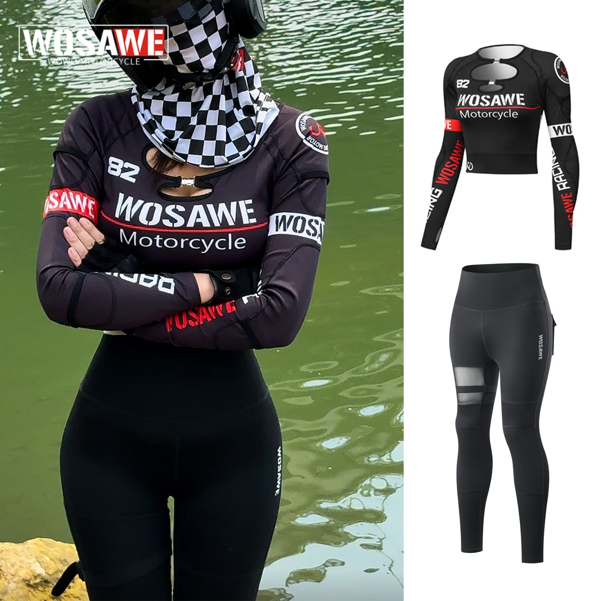 WOSAWE Summer Women Slim Motor - Motorcycle Gear For Summer review and price
