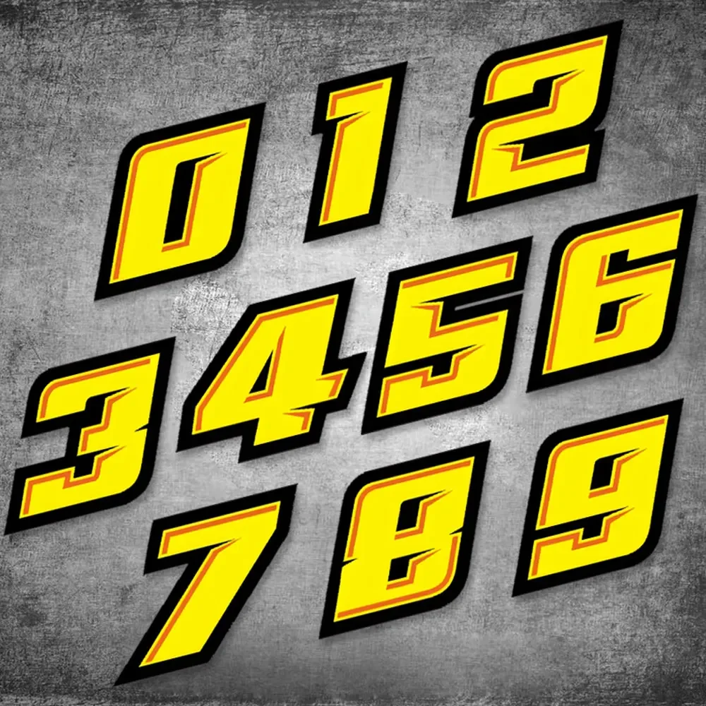 0123456789 Yellow Number Car M - Motorcycle Gear Yellow review and price