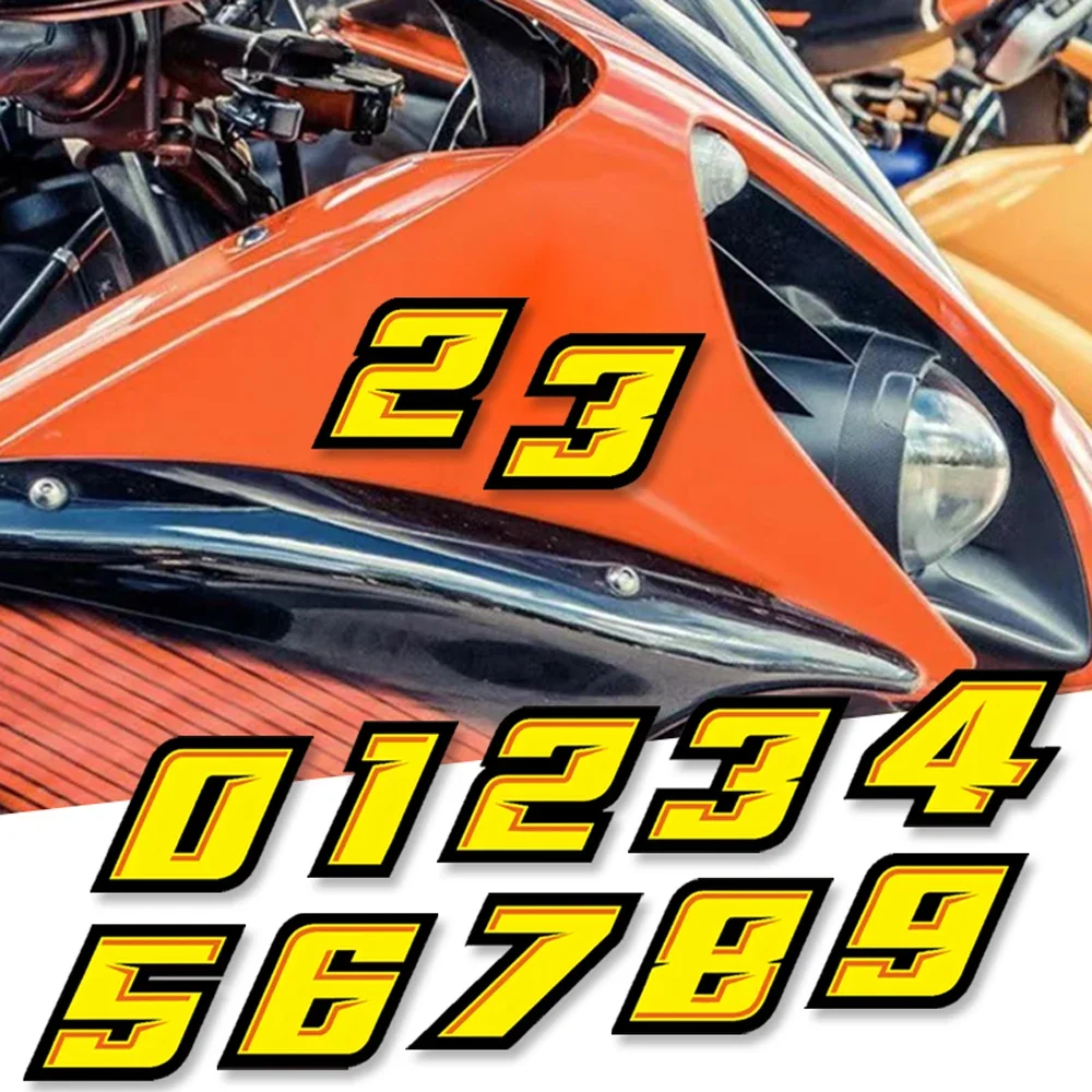 0123456789 Yellow Number Car M - Motorcycle Gear Yellow review and price