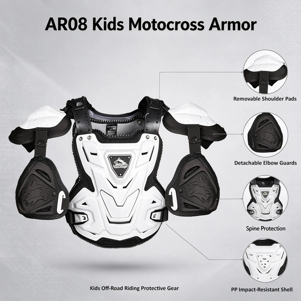 Kids Youth Motocross Body Armo - Motorcycle Gear Youth review and price