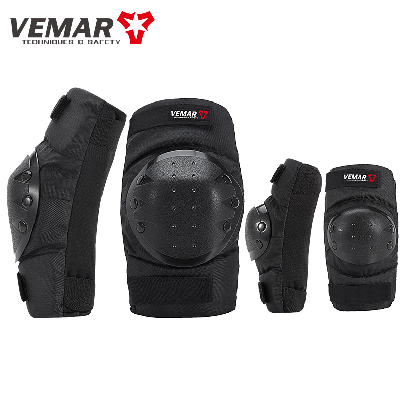 Knee Elbow Pad Set 4 Pcs Adjus - Motorcycle Gear Youth review and price