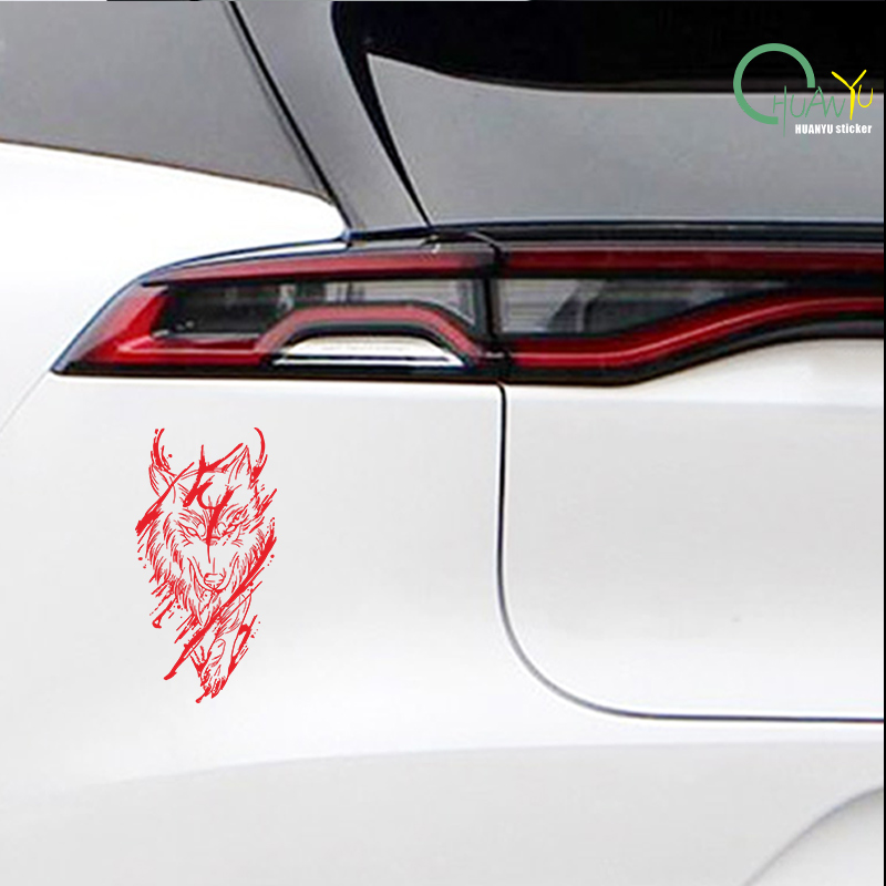 Dark magic wolf car decals car - Motorcycle Gear Up review and price