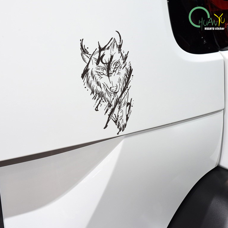 Dark magic wolf car decals car - Motorcycle Gear Up review and price